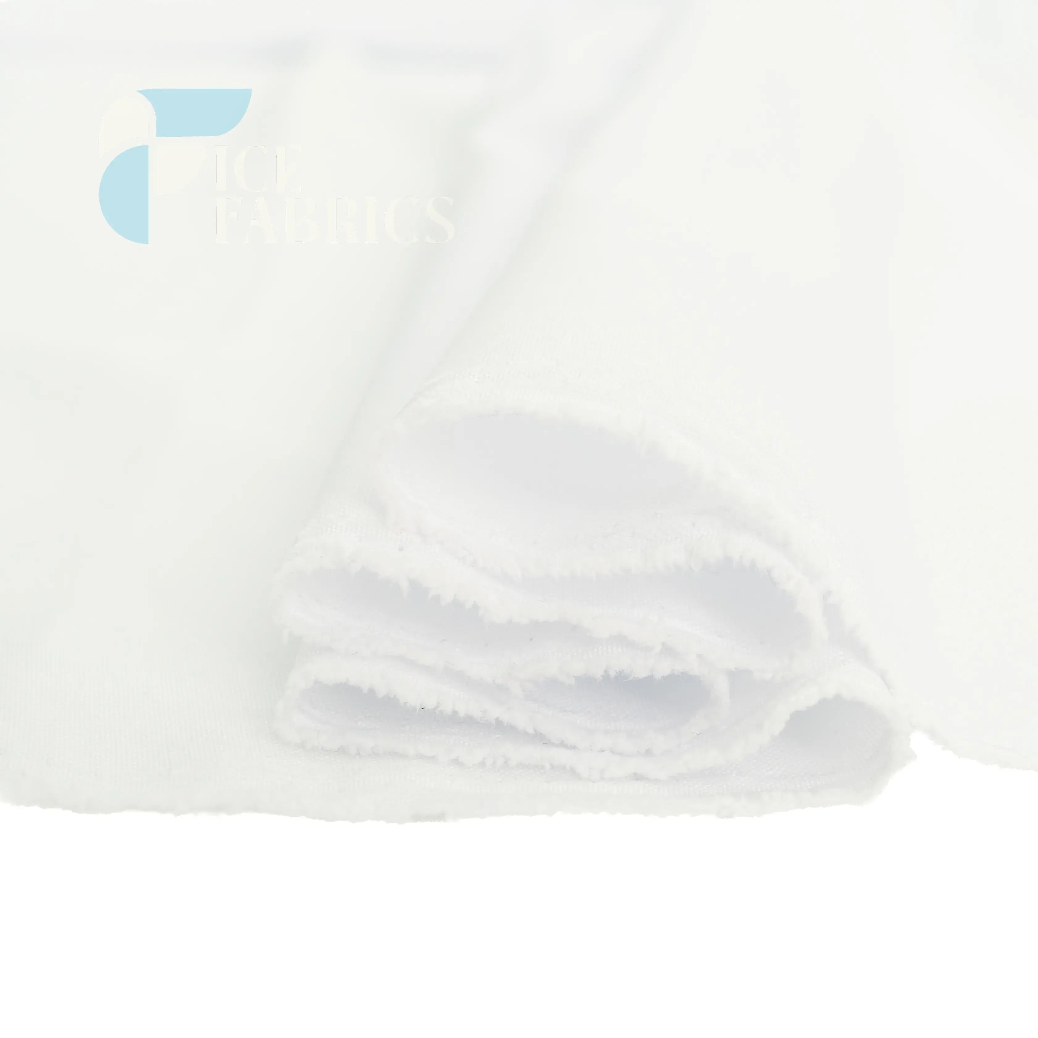 Snow White Solid Poly Poplin Fabric By The Yard