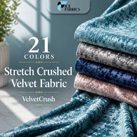Stretch Crushed Velvet Fabric | VelvetCrush