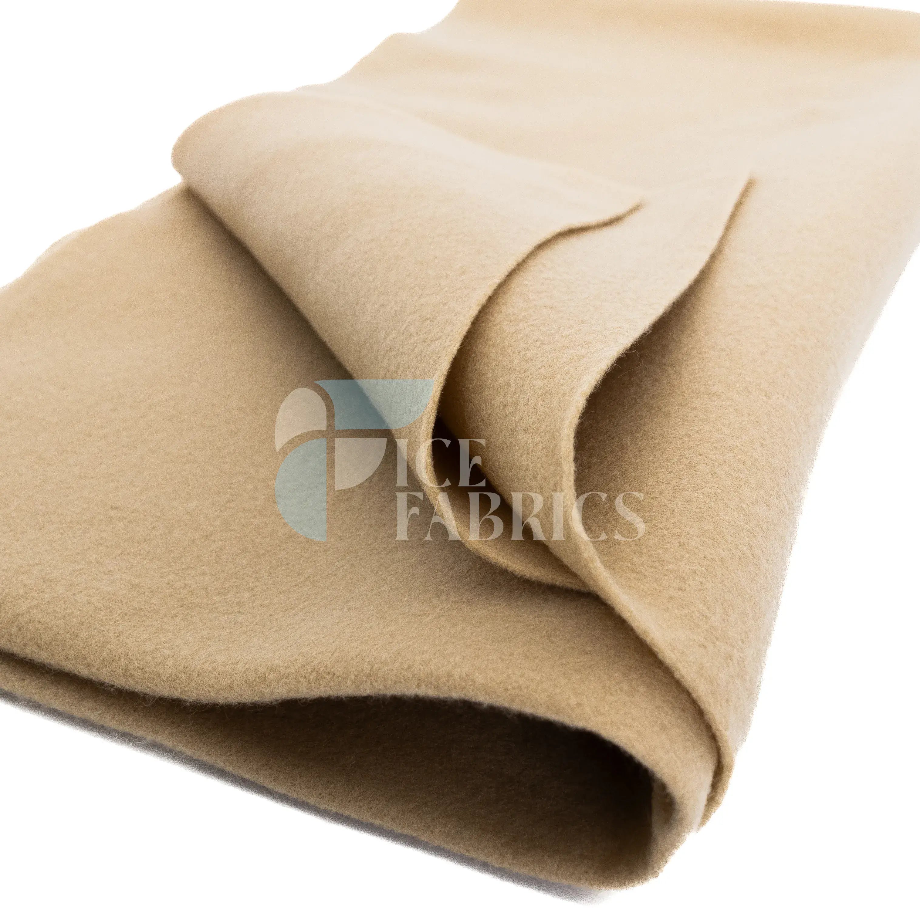 Taupe Acrylic Felt Fabric / 1.6mm Thick _ 72” Wide ICE FABRICS By The Yard