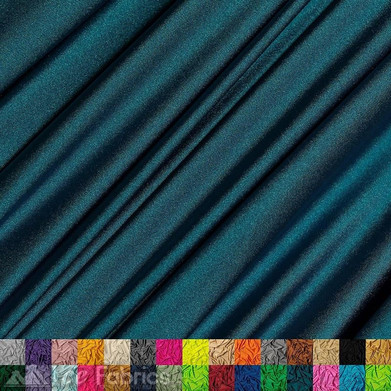 4 Way Stretch Nylon Spandex Fabric By The Roll (20 Yards ) ICE FABRICS |Teal