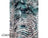 Teal Faux Fake Fur Feathered Bird Long Pile Fabric | Faux Fur Material