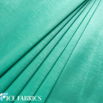 Tiffany Green Stretch Nylon Spandex Taffeta Fabric By The Yard