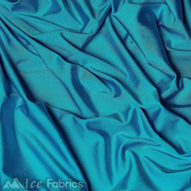 4 Way Stretch Nylon Spandex Fabric By The Roll (20 Yards ) ICE FABRICS |Turquoise