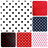 1/2" Polka Dot/Spot Poly Cotton Fabric By the Yard