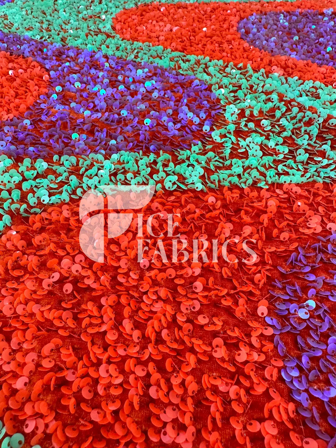 Velvet Sequin Fabric