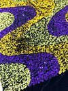 Purple / Yellow on Black
