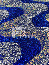 Royal / Silver Iridescent on Blue