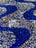 Royal / Silver Iridescent on Blue