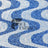 Wavy Baby Blue White on Blue Stretch Velvet Sequin Fabric