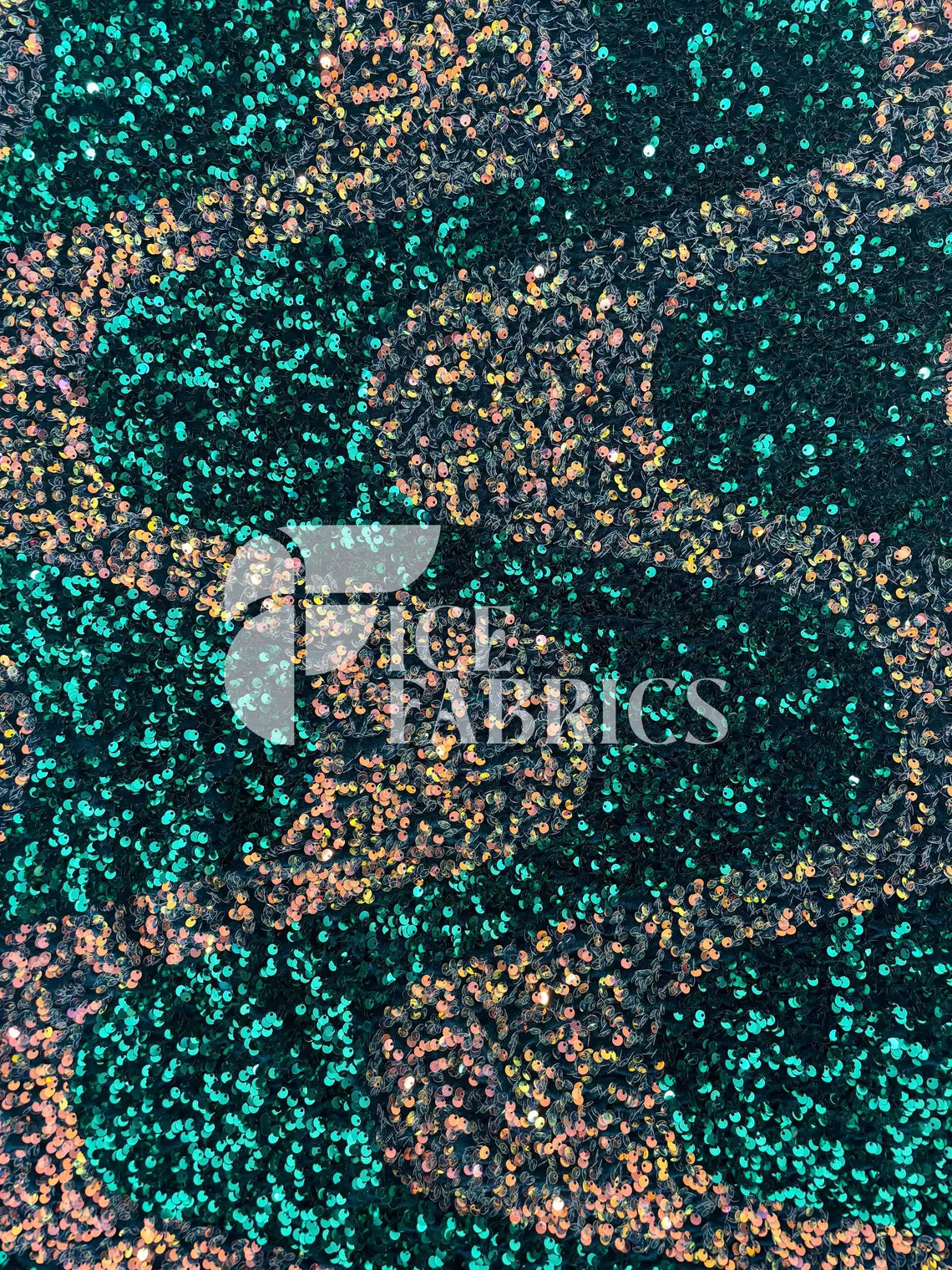 Stretch Velvet Sequin Fabric