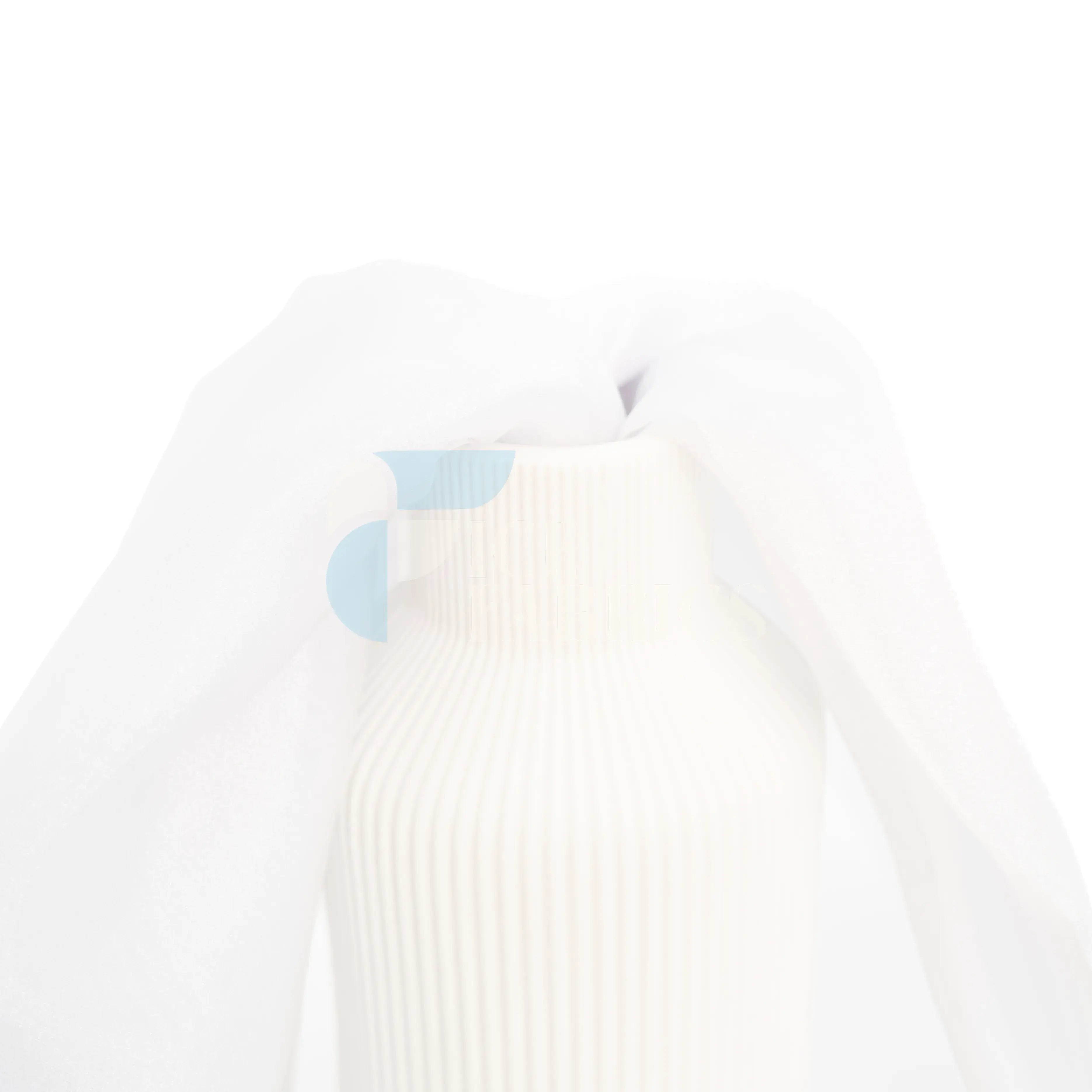 White Crystal Sheer Organza Fabric By The Yard