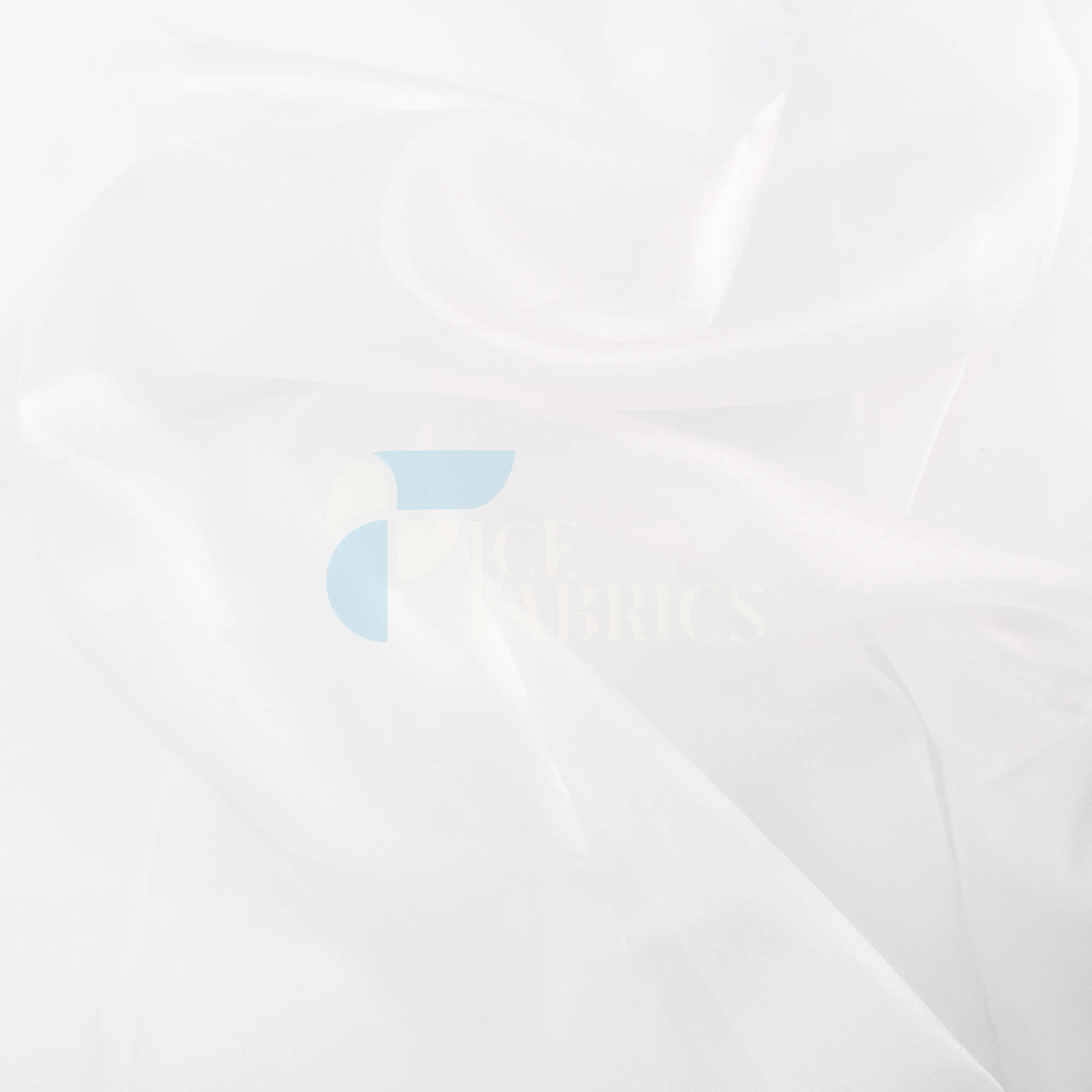 White Crystal Sheer Organza Fabric By The Yard