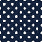 White Dot on Navy 1/2