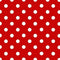 White Dot on Red 1/2