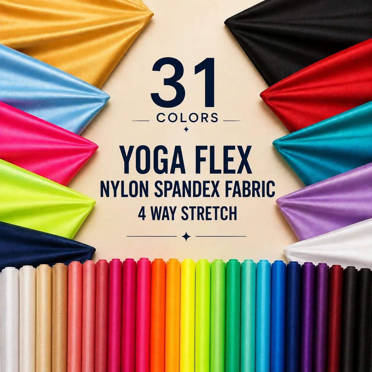 Yoga Flex Nylon Spandex Fabric