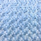 Baby Blue Rosebud Minky Fabric by the Yard