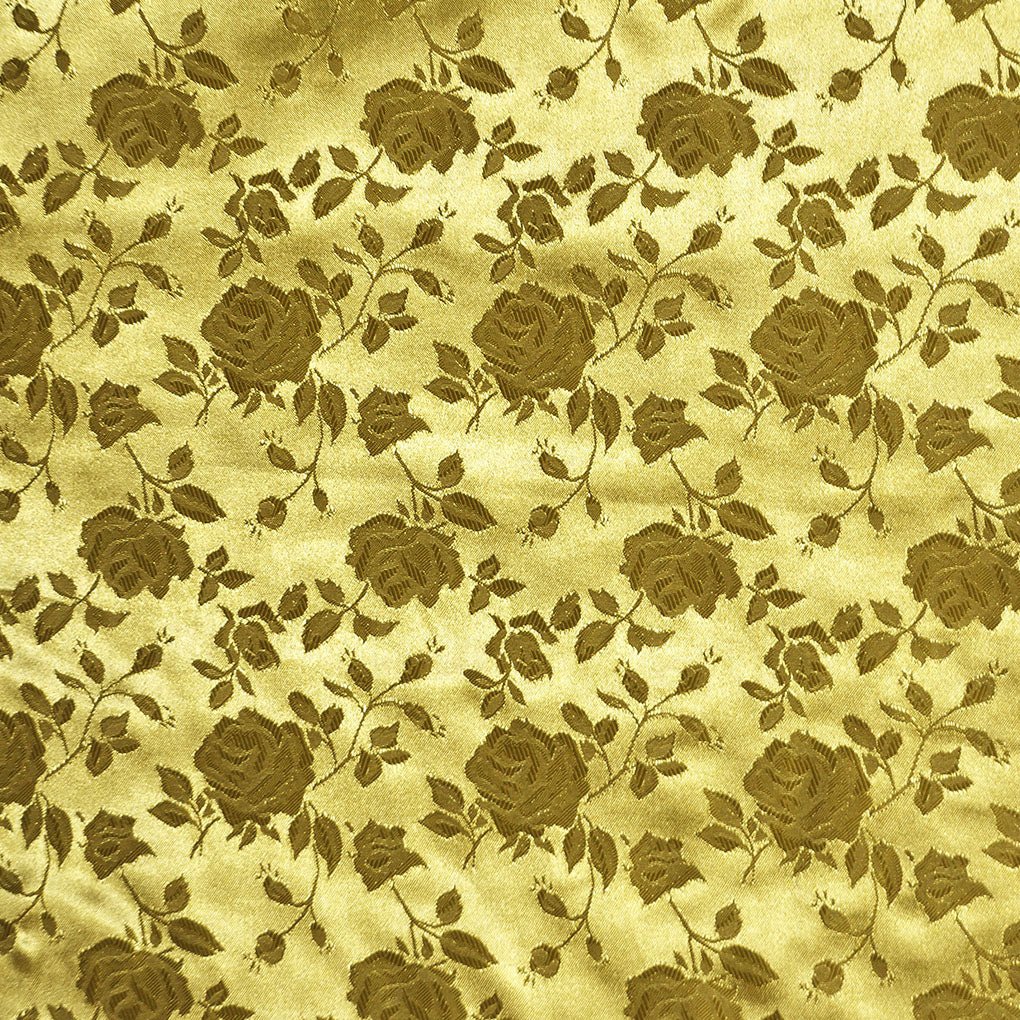 Floral Brocade Jacquard Satin Fabric / Floral FabricSatin FabricICE FABRICSICE FABRICSDark GoldBy The YardFloral Brocade Jacquard Satin Fabric / Floral Fabric ICE FABRICS Dark Gold