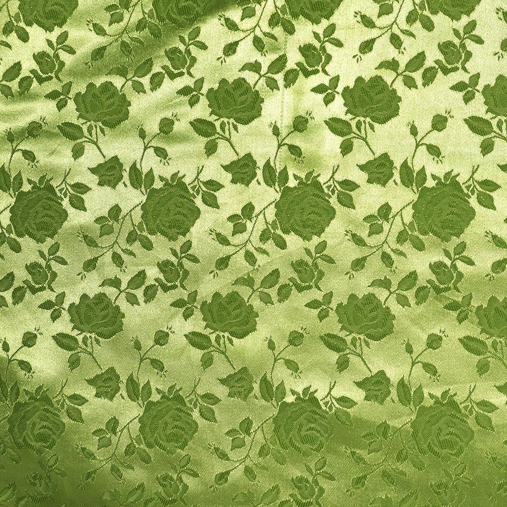 Floral Brocade Jacquard Satin Fabric / Floral FabricSatin FabricICE FABRICSICE FABRICSKiwiBy The YardFloral Brocade Jacquard Satin Fabric / Floral Fabric ICE FABRICS Kiwi
