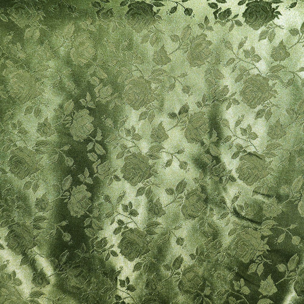Floral Brocade Jacquard Satin Fabric / Floral FabricSatin FabricICE FABRICSICE FABRICSOliveBy The YardFloral Brocade Jacquard Satin Fabric / Floral Fabric ICE FABRICS Olive
