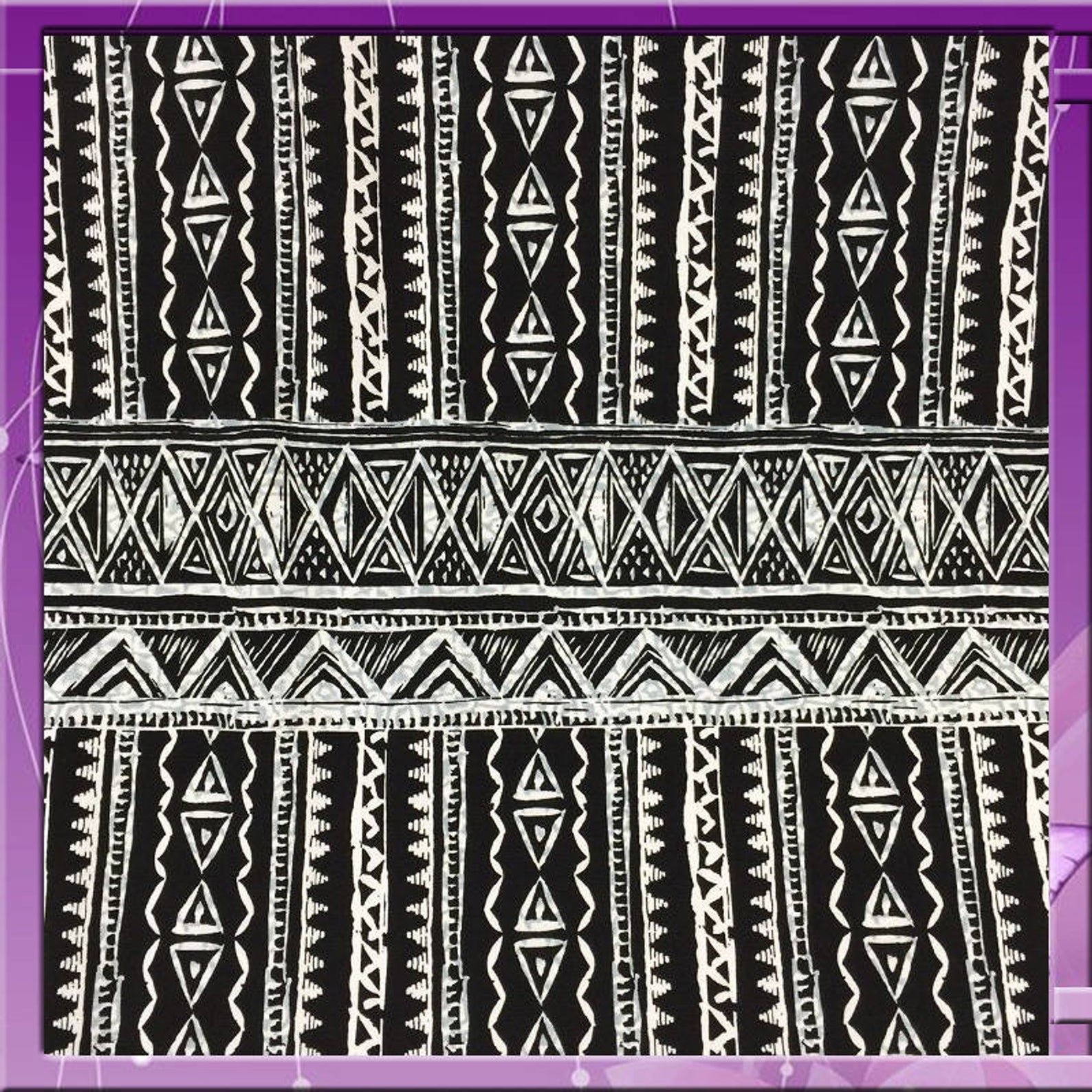100% Rayon Challis Black N White African Bintu Print 58 Inches Wide Fabric Sold by the Yard Black and WhiteICE FABRICSICE FABRICS1100% Rayon Challis Black N White African Bintu Print 58 Inches Wide Fabric Sold by the Yard Black and White ICE FABRICS