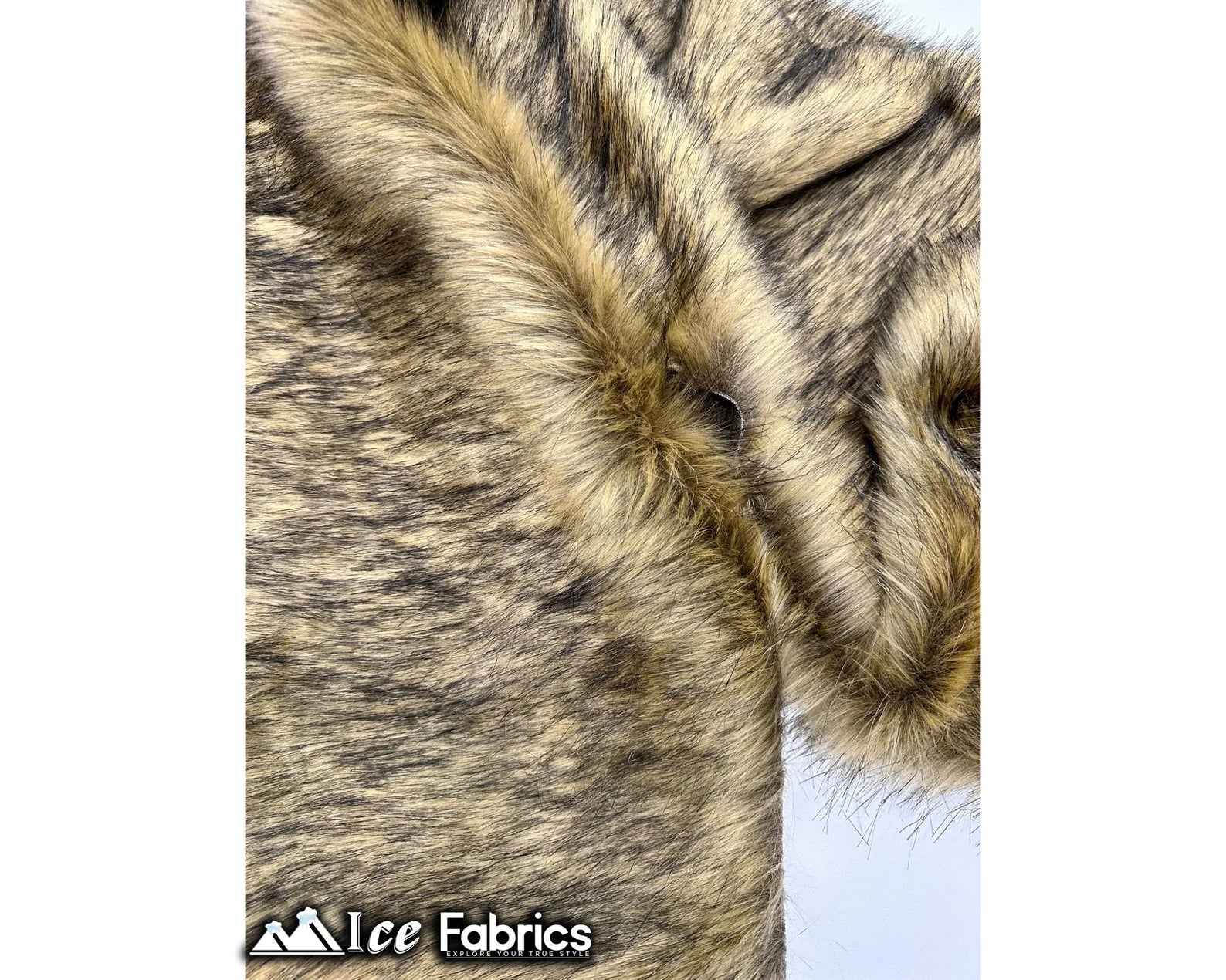 Fox Cream Brown Faux Fur Fabric By The Yard Fur Material