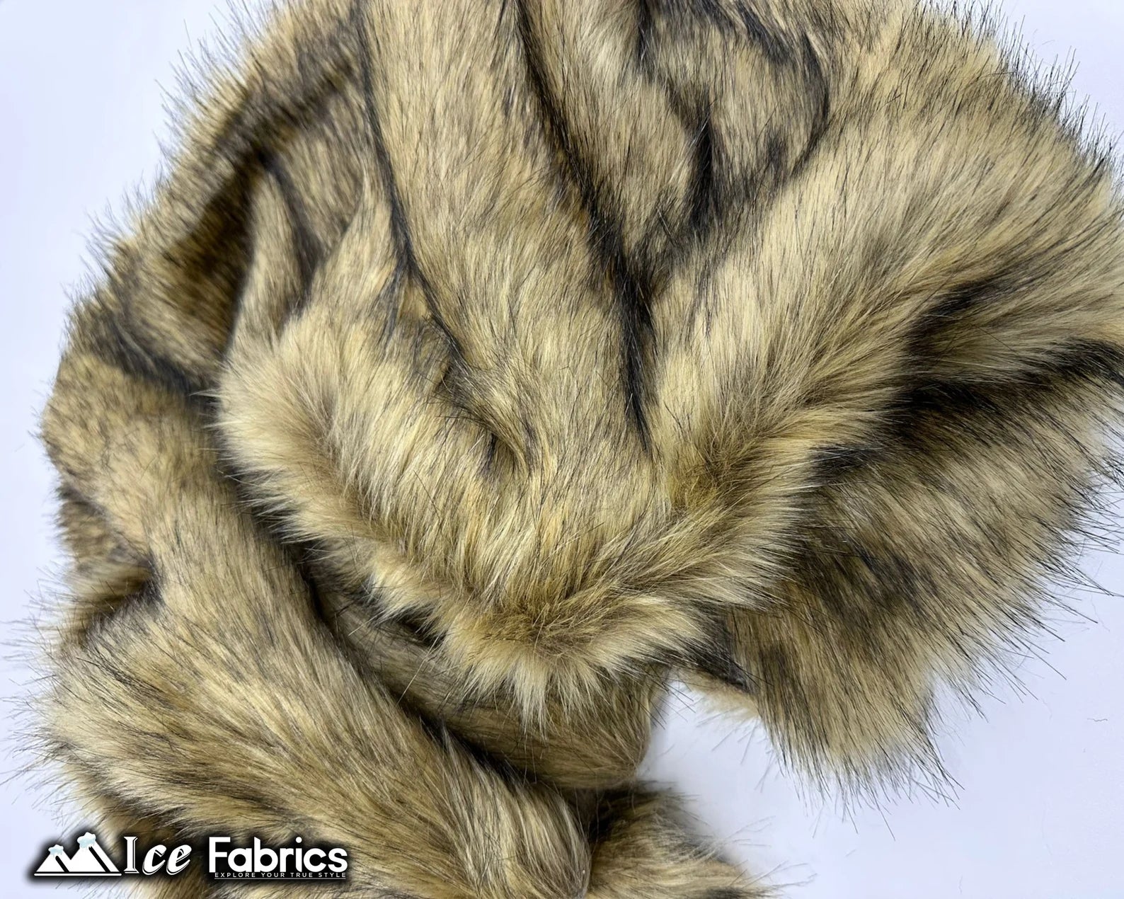 Fox Cream Brown Faux Fur Fabric By The Yard Fur Material