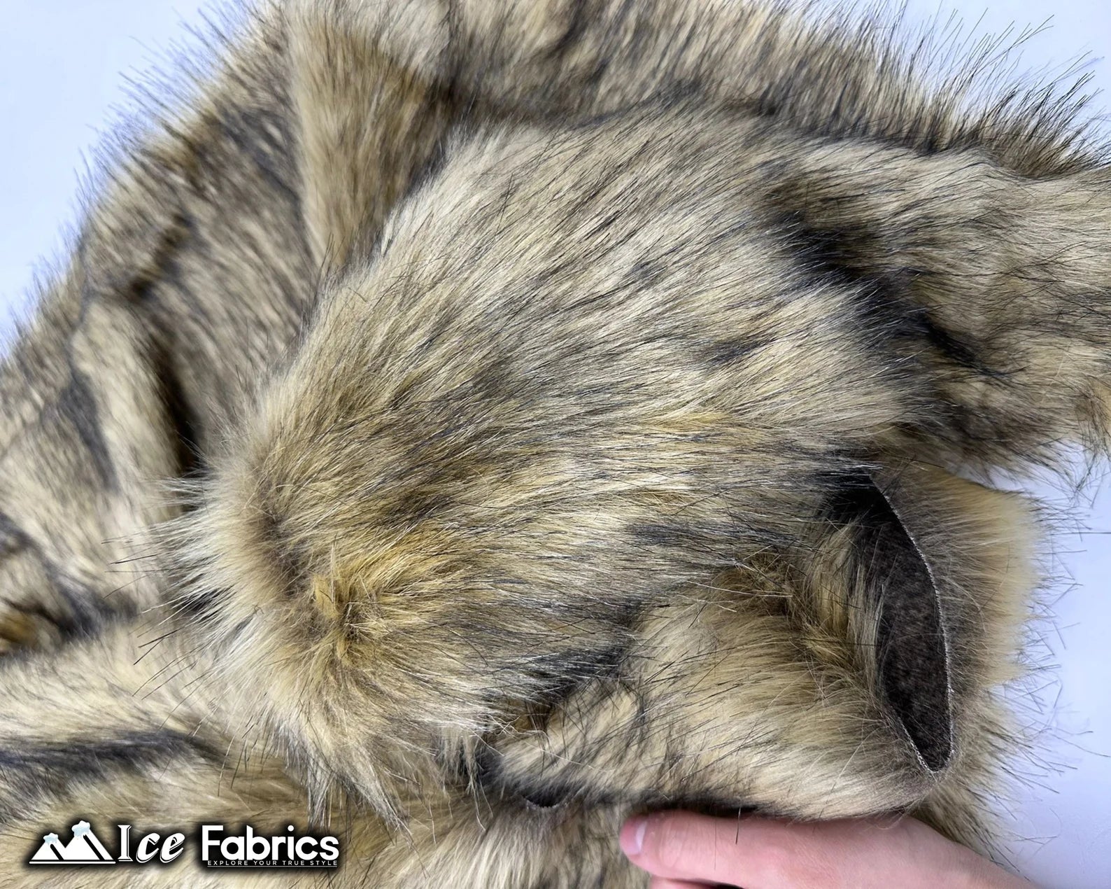 Fox Cream Brown Faux Fur Fabric By The Yard Fur Material