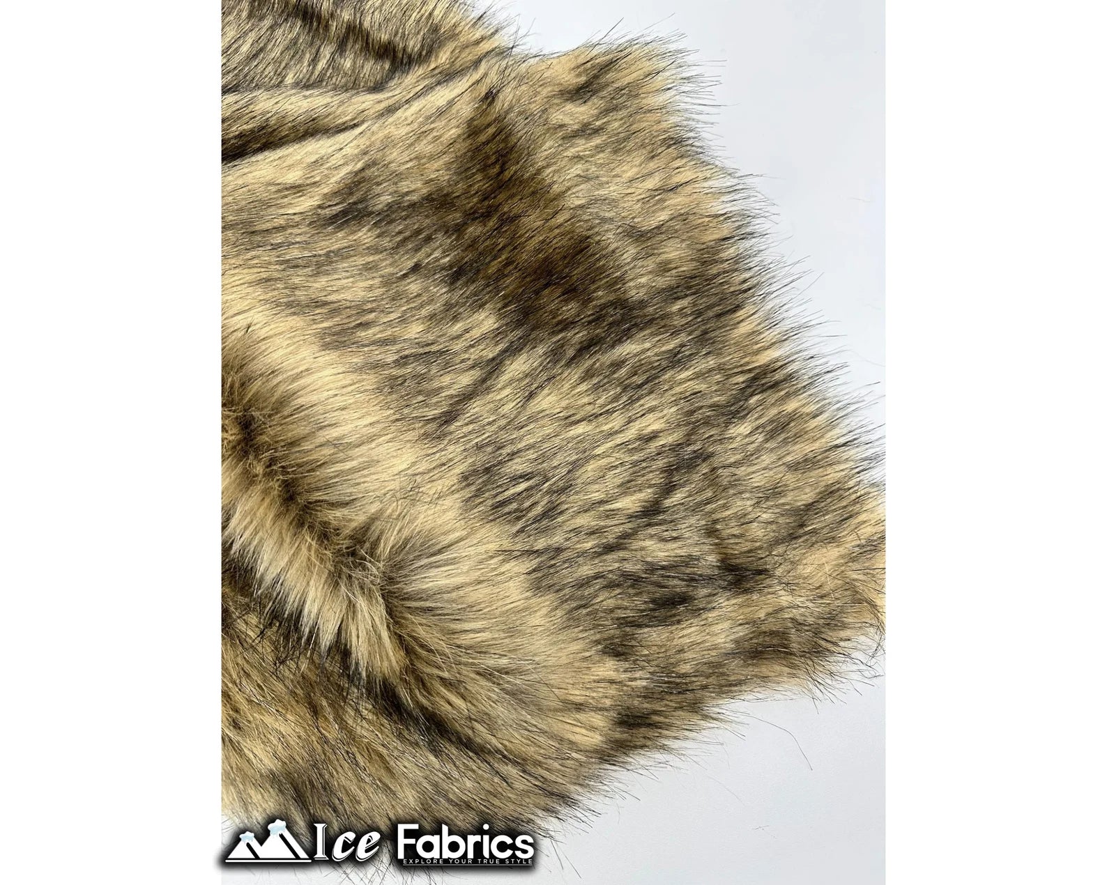 Fox Cream Brown Faux Fur Fabric By The Yard Fur Material