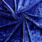 Royal Blue 58/60 Inch Wide High-Quality Stretch Crushed Velvet Fabric By The Yard