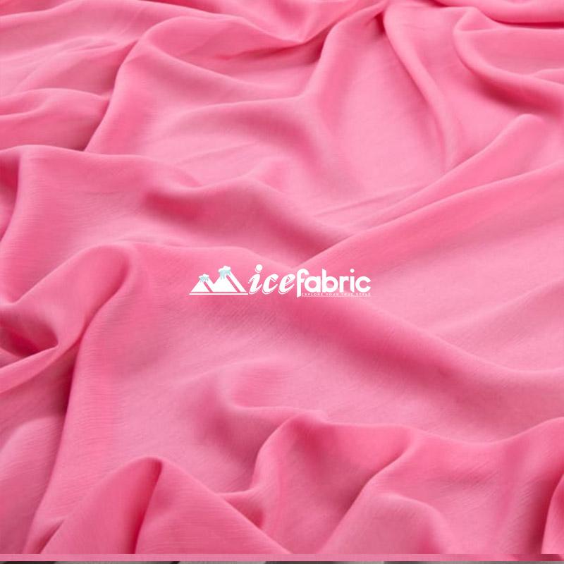 Fuchsia Mia Soft Poly Chiffon Sheer Fabric