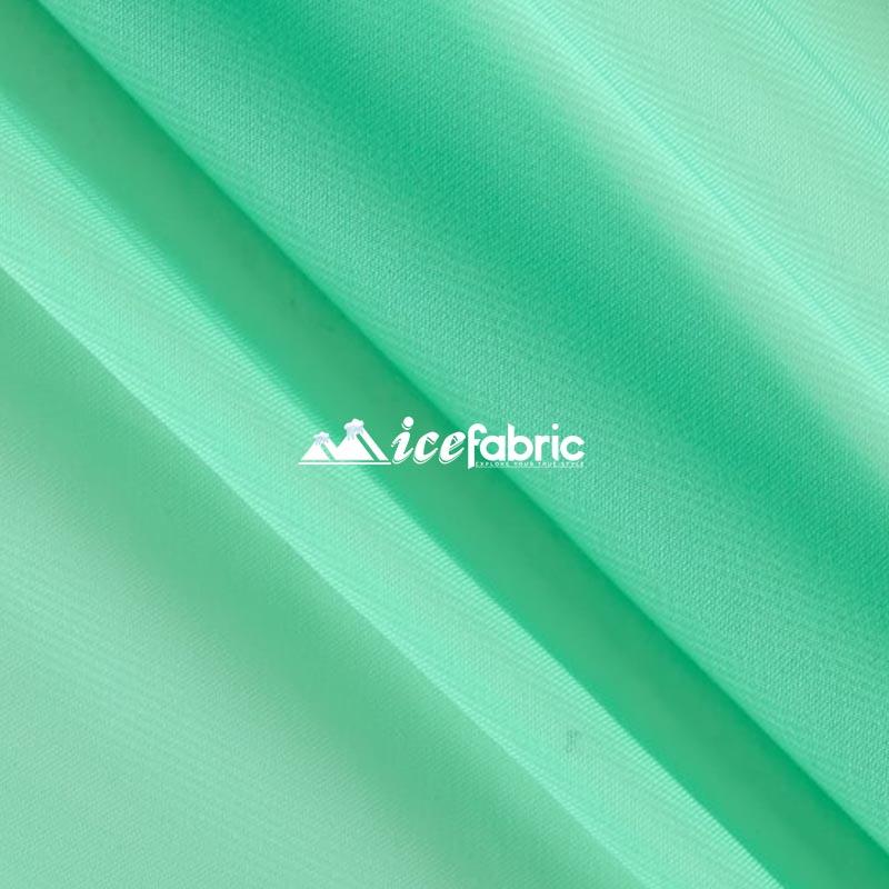 Mint Mia Soft Poly Chiffon Sheer Fabric