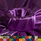 New Shiny Purple Charmeuse Stretch Satin Fabric