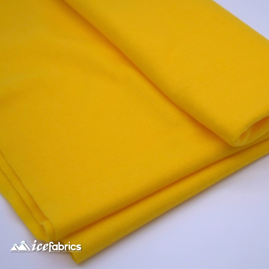 72" Wide 1.6 mm Thick Acrylic Mango Yellow Felt Fabric By The YardICE FABRICSICE FABRICSPer Yard1.6mm Thick72" Wide 1.6 mm Thick Acrylic Mango Yellow Felt Fabric By The Yard ICE FABRICS