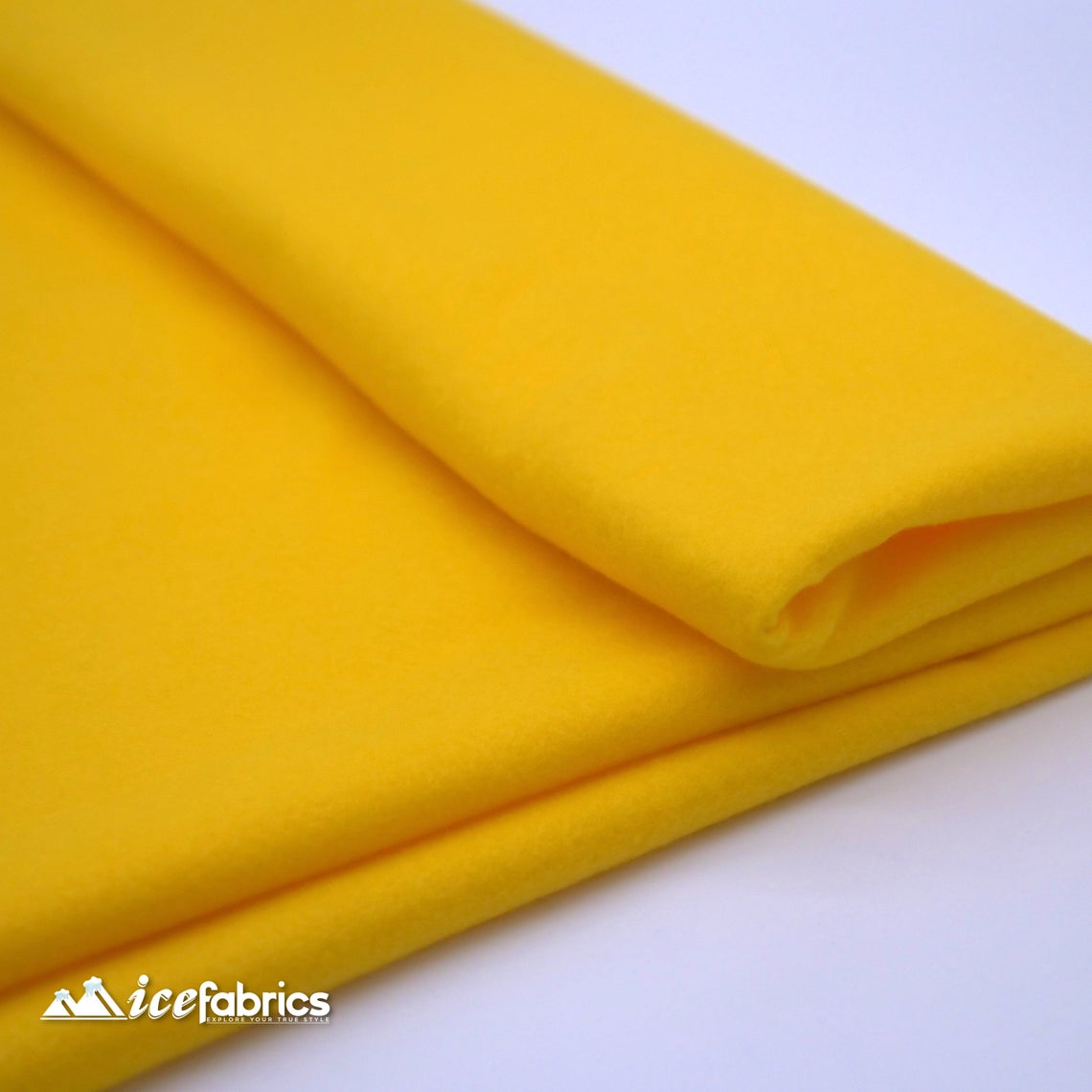 72" Wide 1.6 mm Thick Acrylic Mango Yellow Felt Fabric By The YardICE FABRICSICE FABRICSPer Yard1.6mm Thick72" Wide 1.6 mm Thick Acrylic Mango Yellow Felt Fabric By The Yard ICE FABRICS