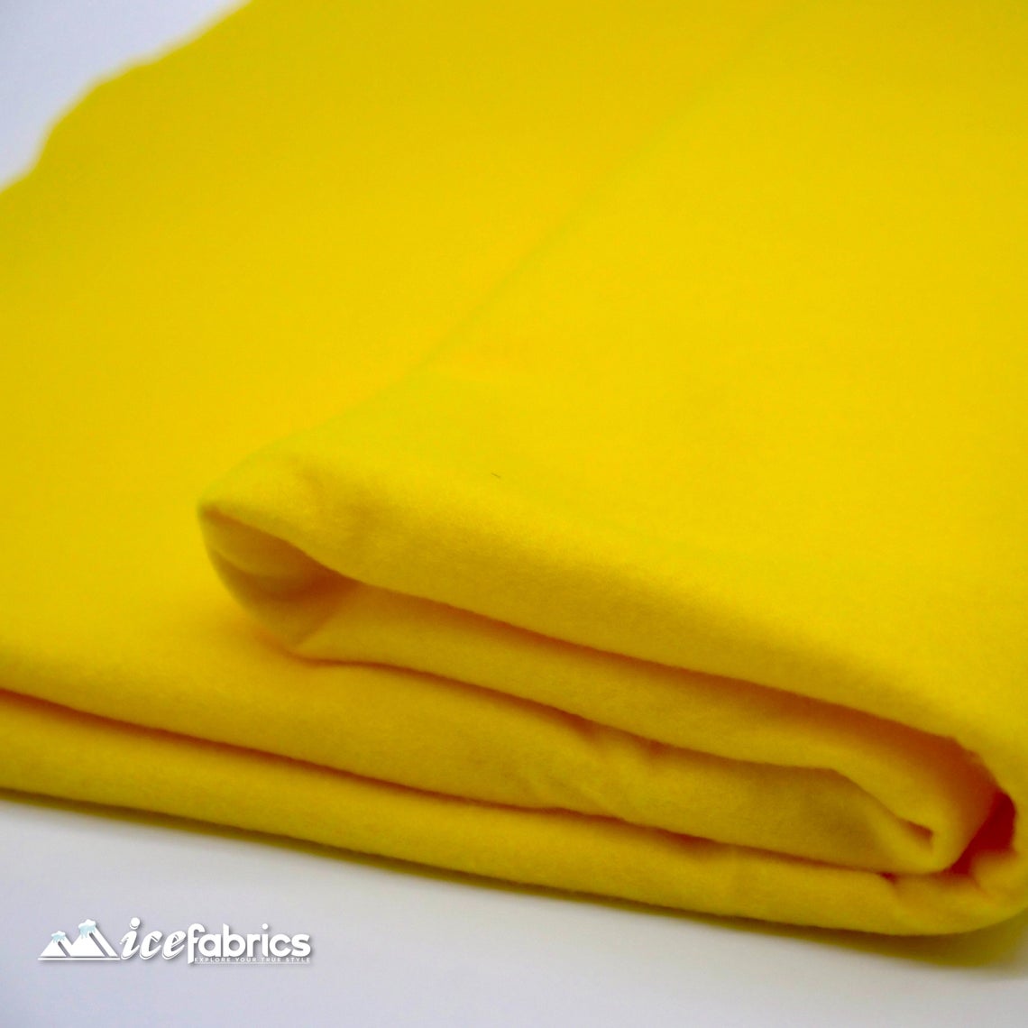 72" Wide 1.6 mm Thick Acrylic Neon Yellow Felt Fabric By The YardICE FABRICSICE FABRICSPer Yard1.6mm Thick72" Wide 1.6 mm Thick Acrylic Neon Yellow Felt Fabric By The Yard ICE FABRICS