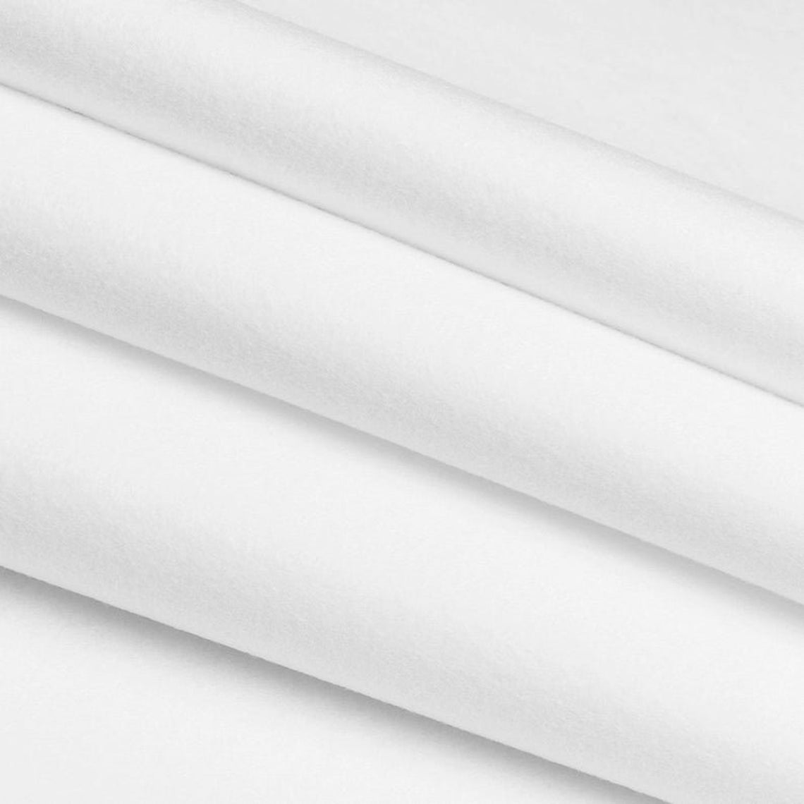 72" Wide 1.6 mm Thick Acrylic White Felt Fabric By The YardICE FABRICSICE FABRICSPer Yard1.6mm Thick72" Wide 1.6 mm Thick Acrylic White Felt Fabric By The Yard ICE FABRICS