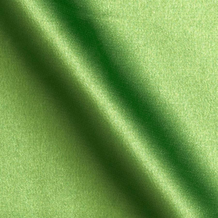 French Quality 5% Stretch Satin Fabric Spandex Fabric BTY ICEFABRIC Lime Green
