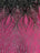 Neon Pink Black On Nude Mesh