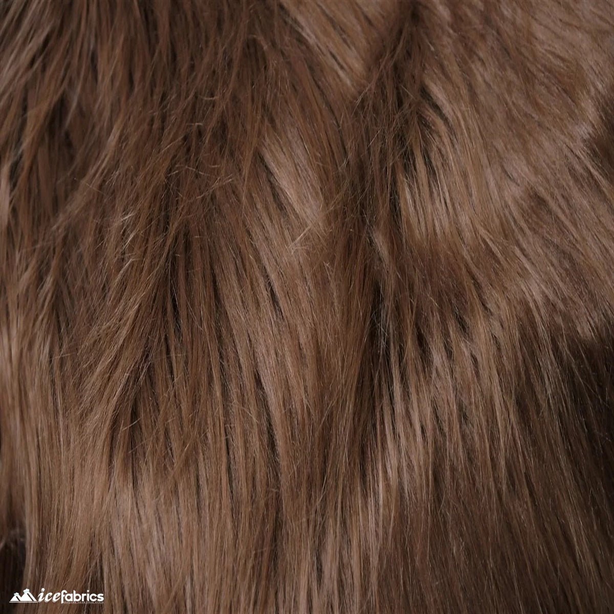 Brown Alpine 3" Pile Faux Fur Fabric