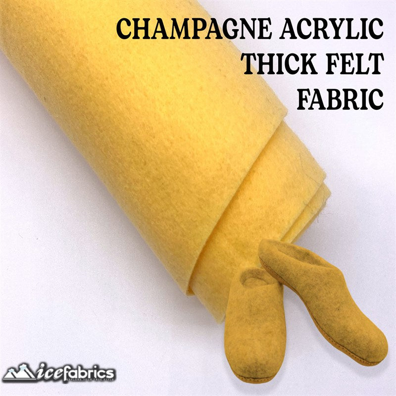Ice Fabrics Acrylics Felt Fabric By The Roll ( 20 Yards) Wholesale ICE FABRICS Champagne