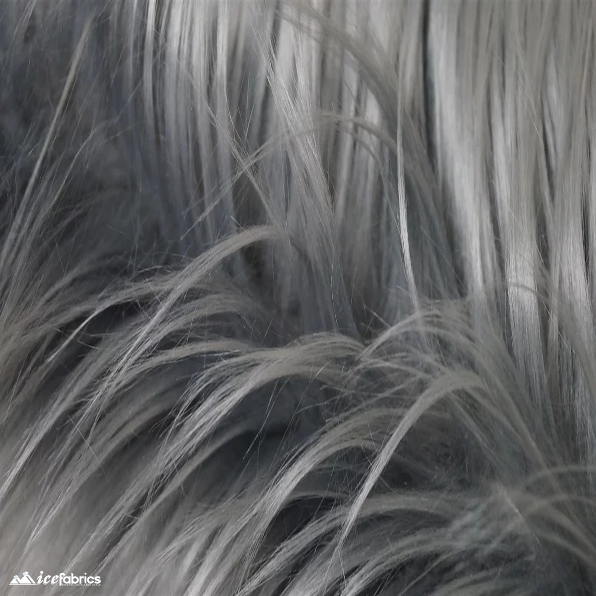Charcoal Alpine 3" Pile Faux Fur Fabric