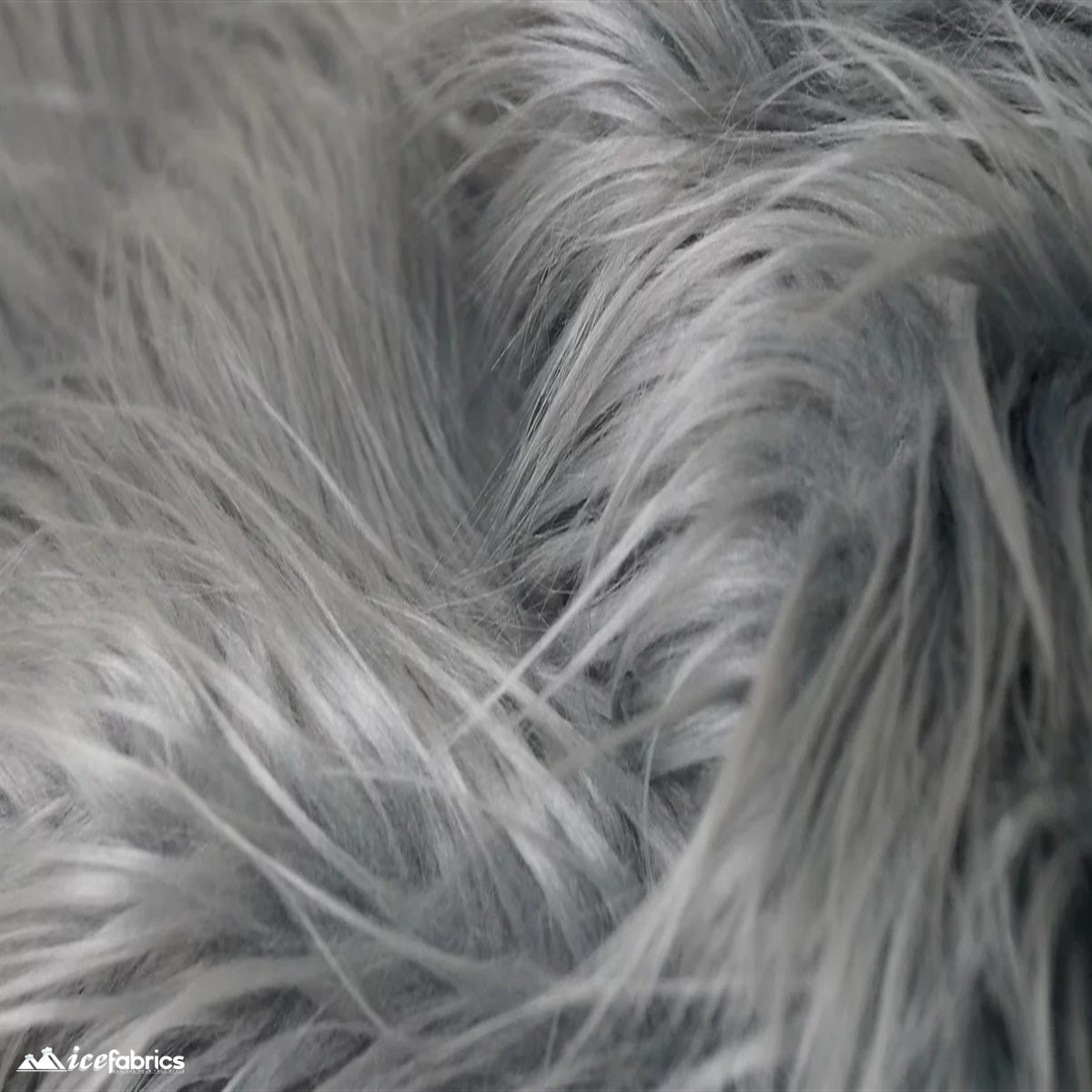 Charcoal Alpine Pile Faux Fur Fabric