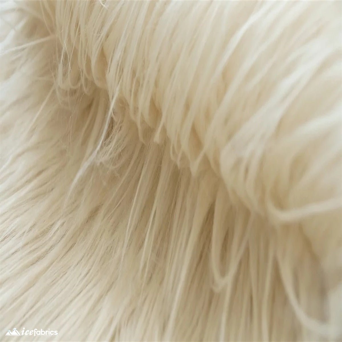 Cream Alpine Pile Faux Fur Fabric