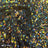 Iridescent Purple Orange on Black Velvet