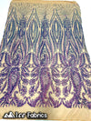 Iridescent Purple on Nude