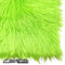 Lime IceFabrics Square Shaggy Long Pile Faux Fur Fabric