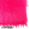 Neon Pink IceFabrics Square Shaggy Long Pile Faux Fur Fabric