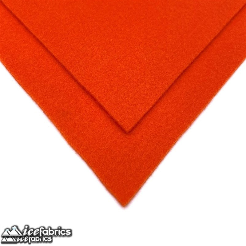 Ice Fabrics Acrylics Felt Fabric By The Roll ( 20 Yards) Wholesale ICE FABRICS Orange