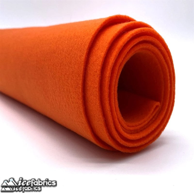 Ice Fabrics Acrylics Felt Fabric By The Roll ( 20 Yards) Wholesale ICE FABRICS Orange