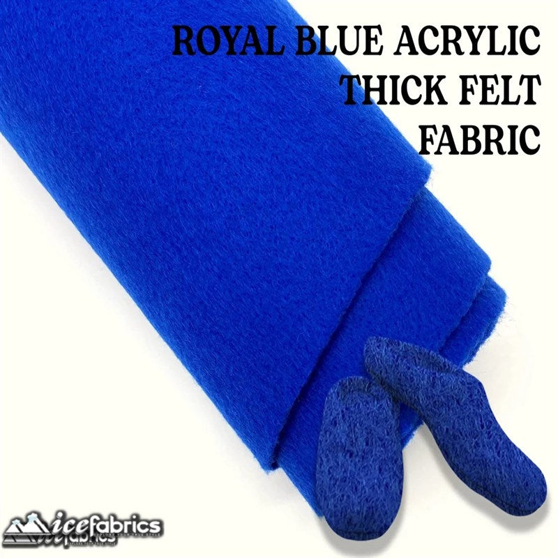Ice Fabrics Acrylics Felt Fabric By The Roll ( 20 Yards) Wholesale ICE FABRICS Royal Blue